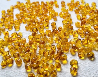 70-560pcs Baltic Amber Loose Natural Baltic Amber Beads Honey #02