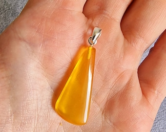 Genuine baltic amber stone / amber pendant  #Pendant117