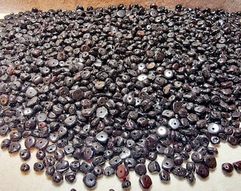 Natural Baltic Amber Loose Natural Baltic Amber Beads Flat  3-7mm Cherry 100gr