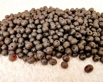 70-560 pcs Baltic Amber Loose/  Natural Baltic Amber / Amber beads/ beads 4.5-6mm / Raw Cherry #405
