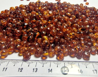 10gr  Natural baltic amber Cognoc  Not Clear Beads  4.5-6mm  #G15