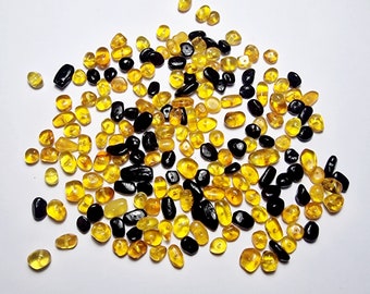 100 pcs Baltic Amber Loose Natural Baltic Amber Beads Cherry/Lemon