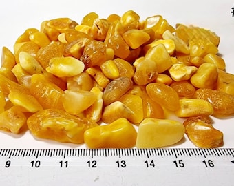 Genuine Natural  baltic amber stones  Yolk 20pcs #359