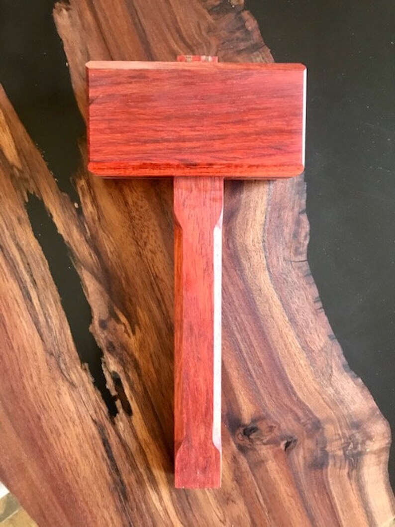 Wood Joiners Mallet for Woodworking African Padauk and Walnut Etsy