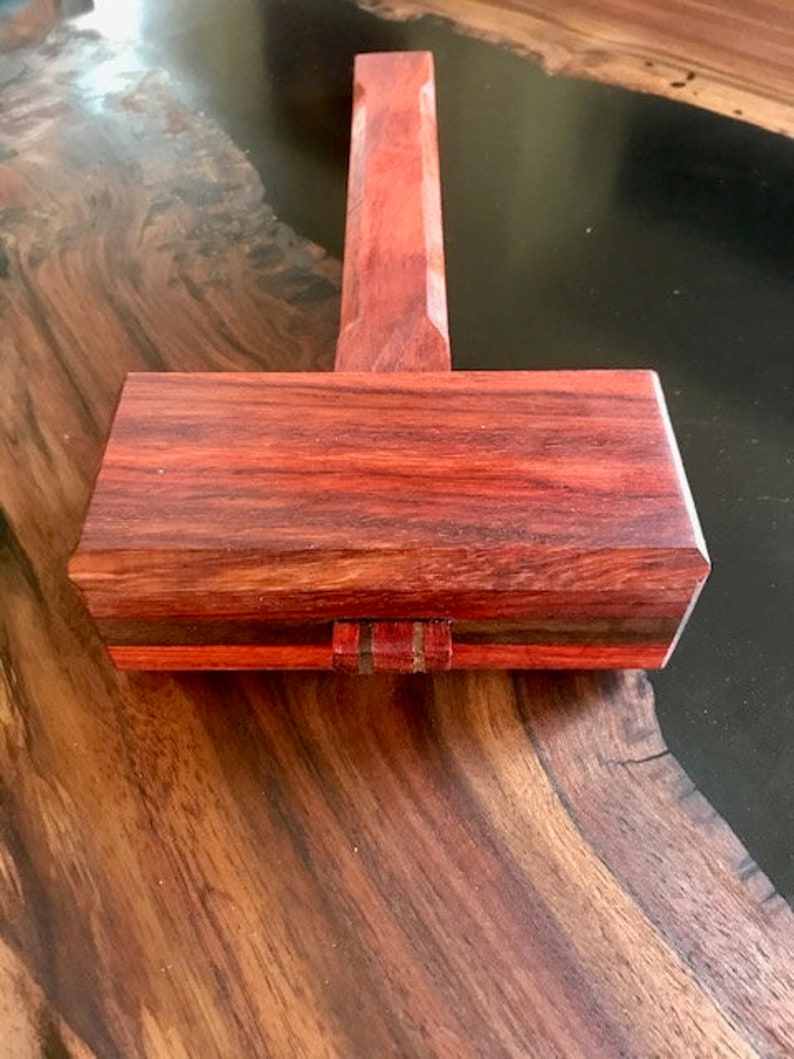 Wood Joiners Mallet for Woodworking African Padauk and Walnut Etsy