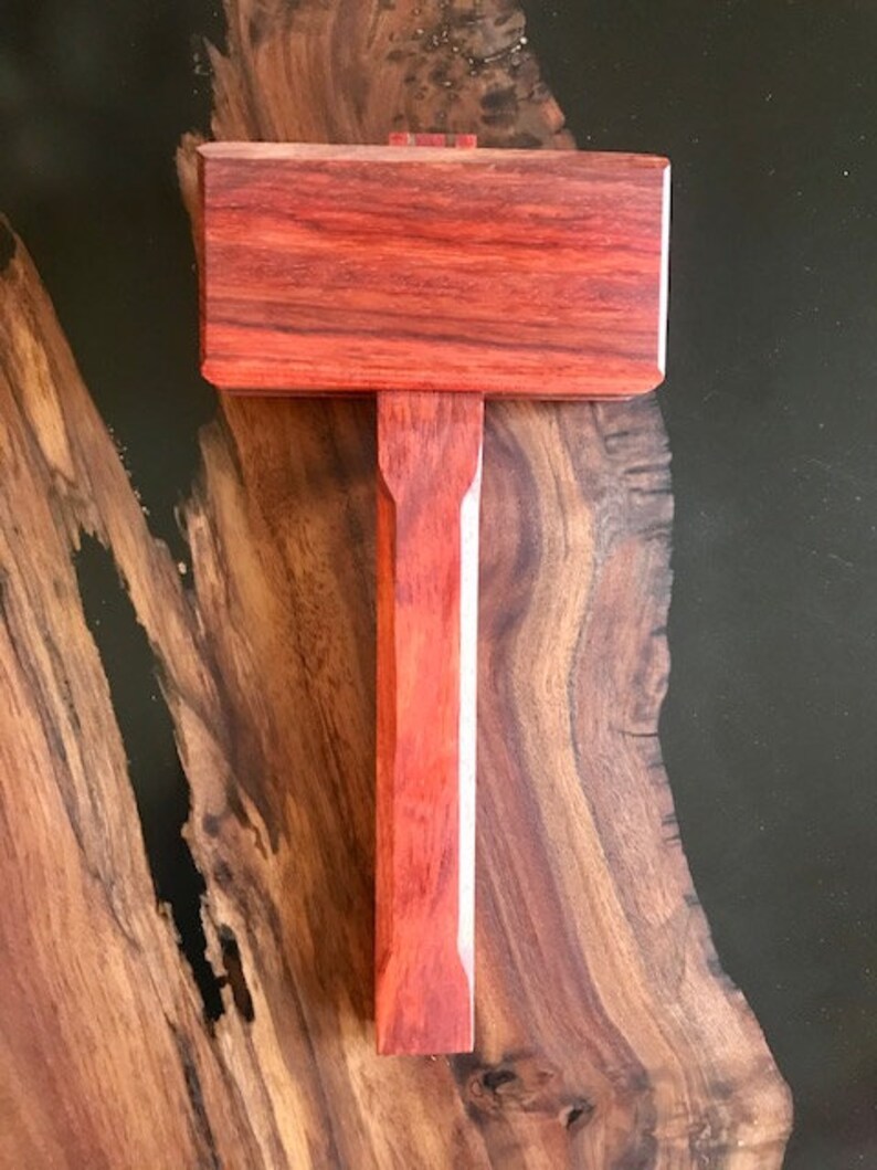 Wood Joiners Mallet for Woodworking African Padauk and Walnut Etsy
