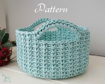 Crochet Basket Pattern: Easy DIY Storage Bin (PDF Pattern)