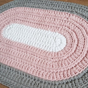 Pattern for Oval Rug, Size of Rug 33x21.6