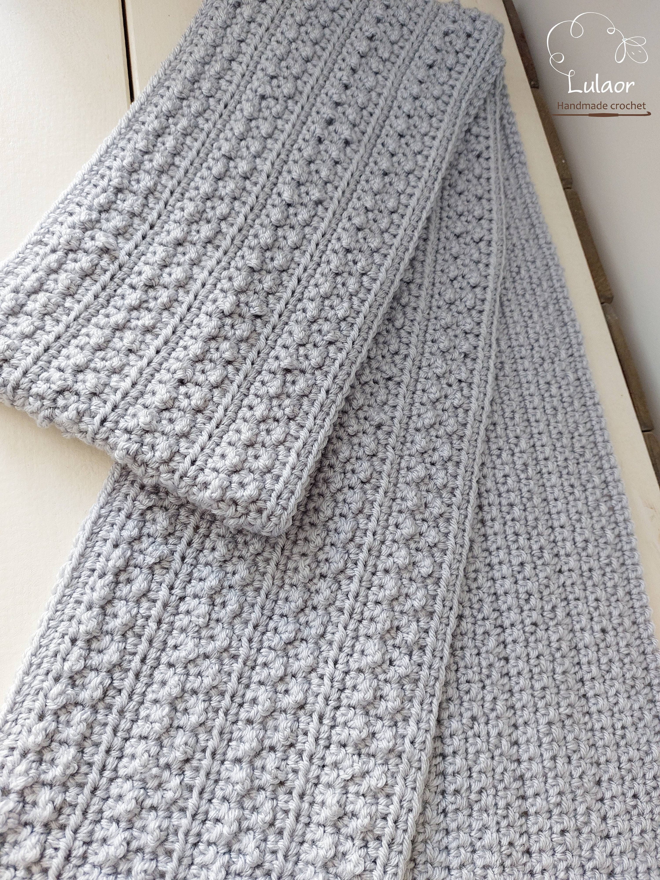 Pattern for Crochet Scarf DIY Crochet PDF File for How to | Etsy