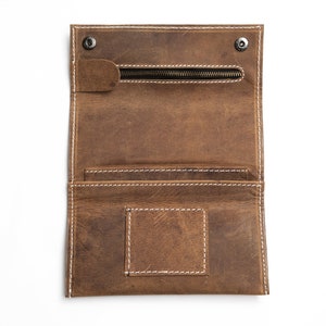 35G Tobacco pouch made of genuine buffalo leather Tobacco Bag Tobacco Pouch Made of genuine buffalo leather Designed in Berlin SmokingBag image 2