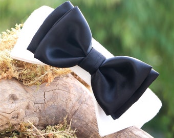 Hochzeits-Hundehalsband mit Fliege | Hemdkragen für Hunde | Hundefliege für Hochzeit | mit Klettverschluss | verschiedene Farben