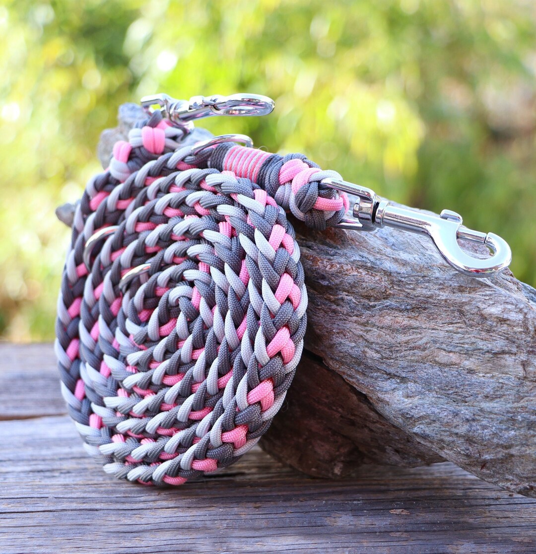 Dog Tag Rope Waterproof Rope Dog Leash With Name Tag, Vegan, Handmade From Gen ...