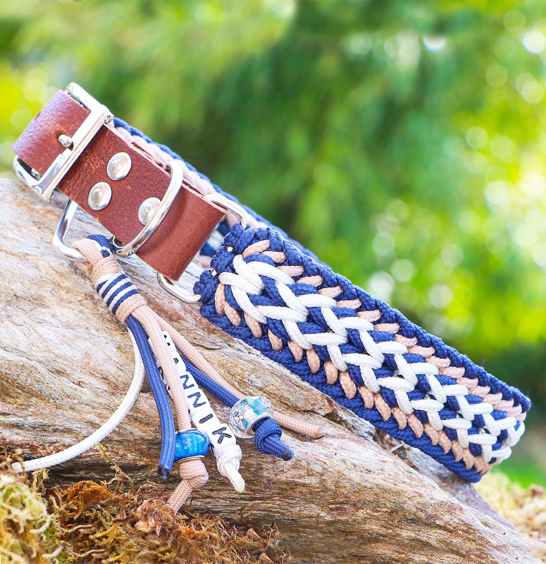 Nina Woof Hundehalsband Aus Veganem Leder – Gepolstert, Verstellbar, Größe XS, Farbe Beige