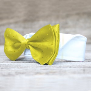 Wedding dog collar bow tie collar dress shirt for dogs with hook-and-loop fastener various colours image 6