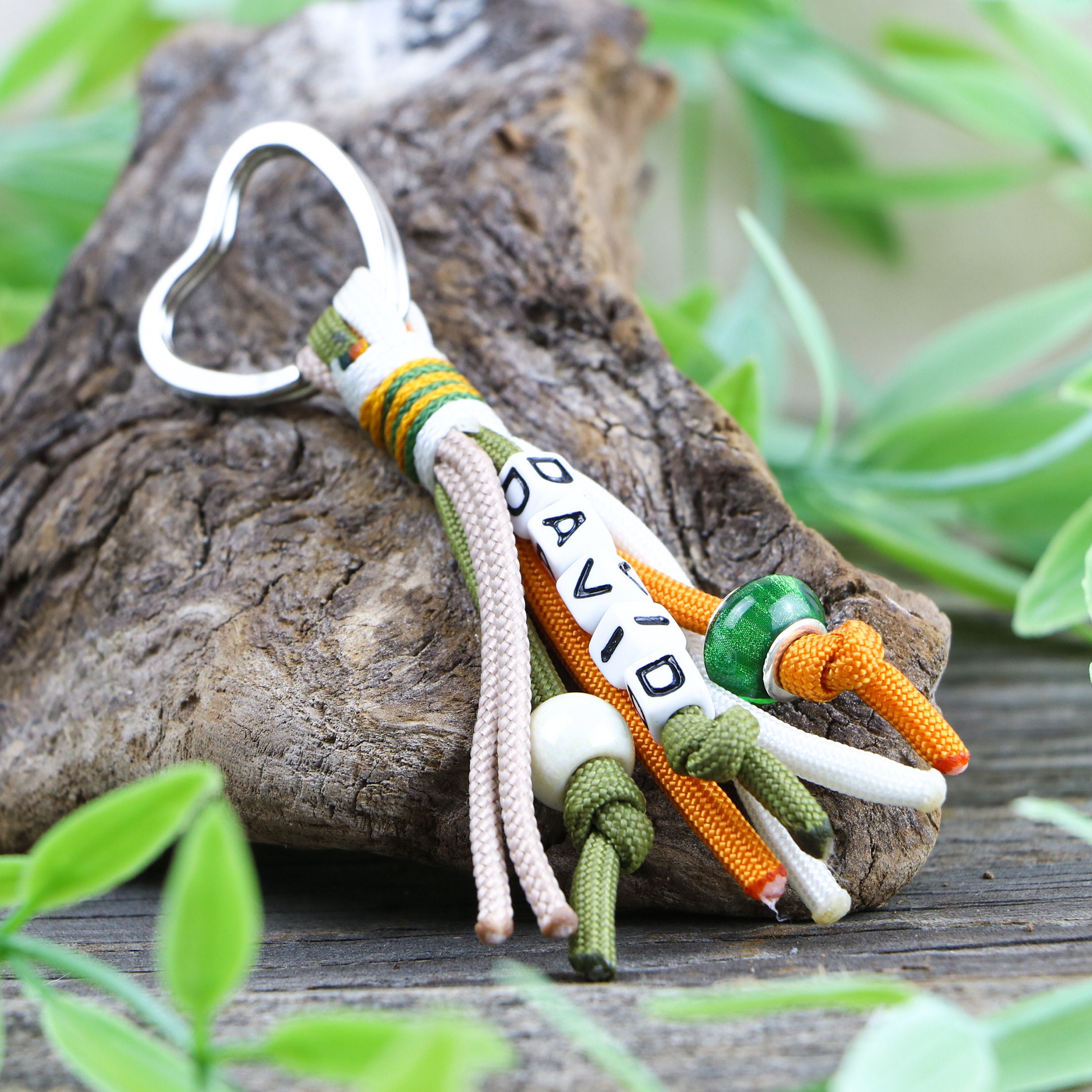 EOTW Porte-clés Paracord - Mousqueton - Anneau En D - Pour Moto, Voiture, Camping, Randonnée, Hommes, Femmes, Enfants (1 Noir