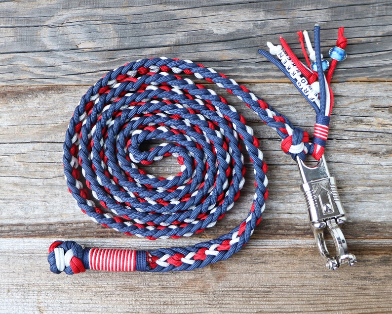 Braided Paracord Lead Rope for Horses With Panic Hook or Etsy