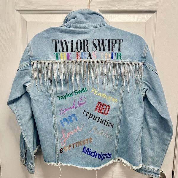 taylor swift reputation tour jacket patches