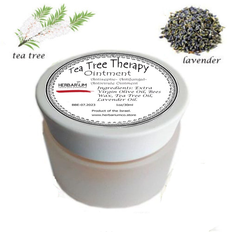 Natural Tea Tree Therapy Ointment Treats psoriasis Etsy