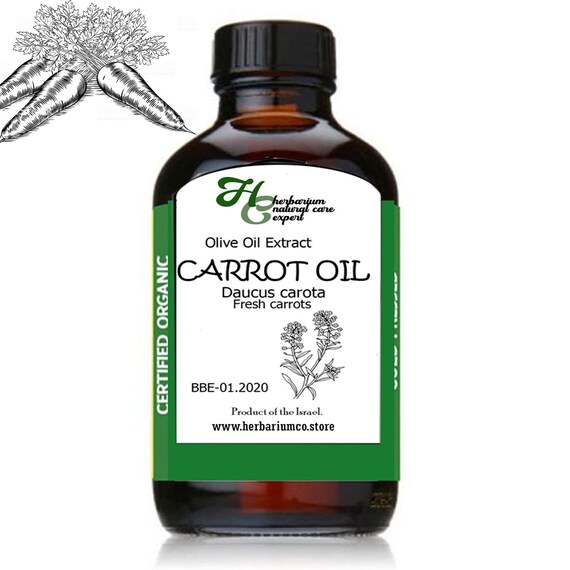 Natural Carrot Oil Macerated For Dry And Mature Skin Etsy