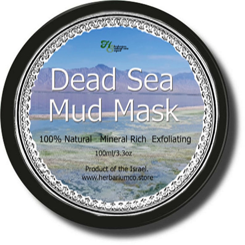 100 Pure DEAD SEA Mud Mask Detox Eczema AntiAging Acne Etsy