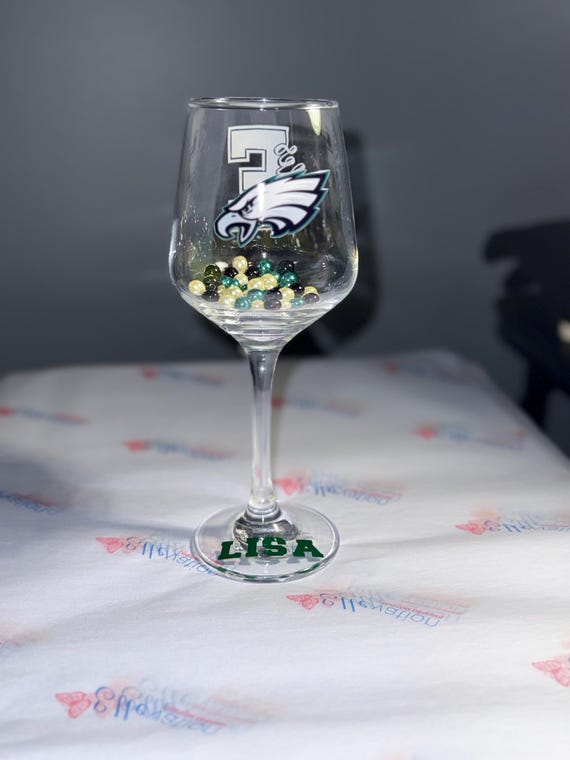 Philadelphia Eagles, Sports Team Glassware, Football Glasses, Sports Team  Gifts, Football Gifts, Eagles Gifts
