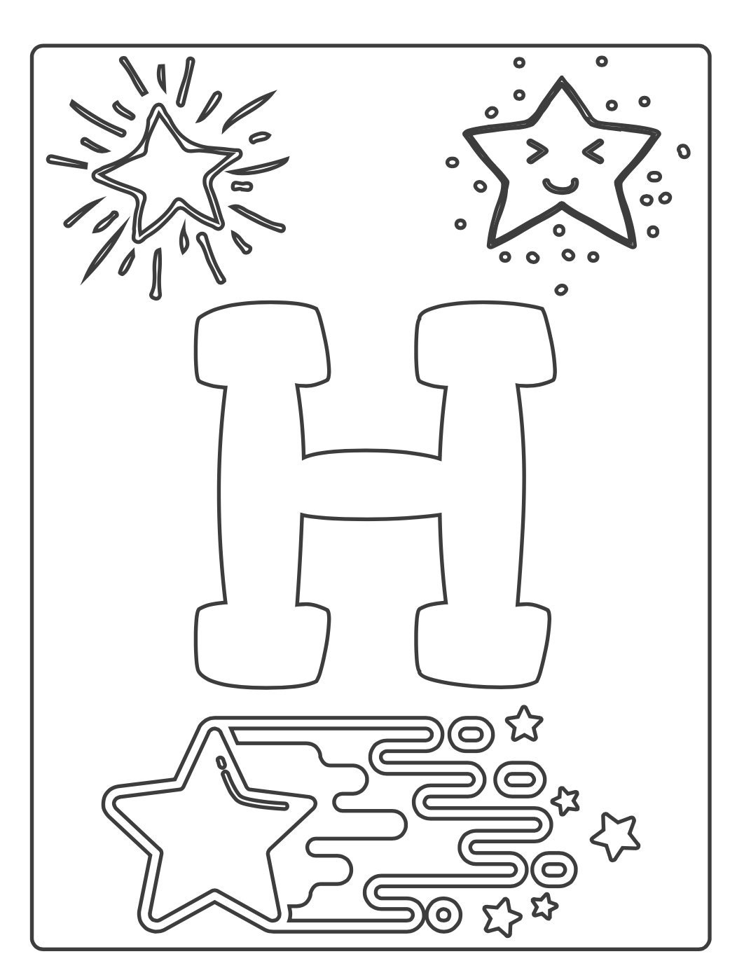 Coloring Pages A-Z Alphabet Coloring Pages Instant Digital Download - Etsy