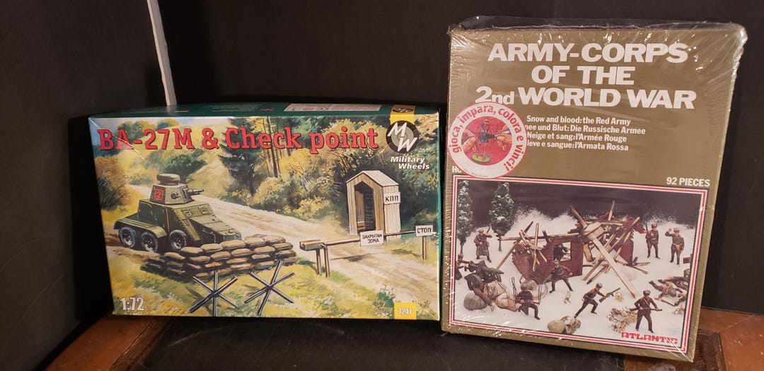Scale Ww2 Vintage 1:72 Scale WW2 Figures - Etsy