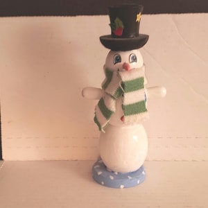 Wooden Snowman
