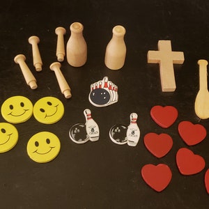 Assorted Wooden Shapes for Crafting