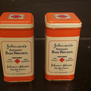 100th Anniversary Johnson&#39;s Tins