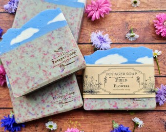 Field of flowers soap