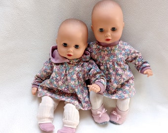 Puppenkleidung Puppenkleid Puppenschuhe Puppenstrumpfhose  3-teilig 32-33 cm Puppe