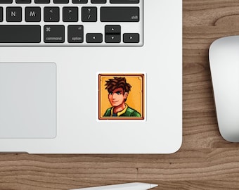 Adesivo Alex Stardew Valley Kiss-Cut, portatile, diario, pianificatore, decalcomanie, resistente all'acqua