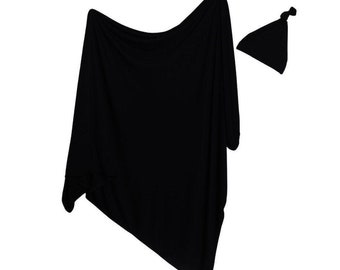 black swaddle set