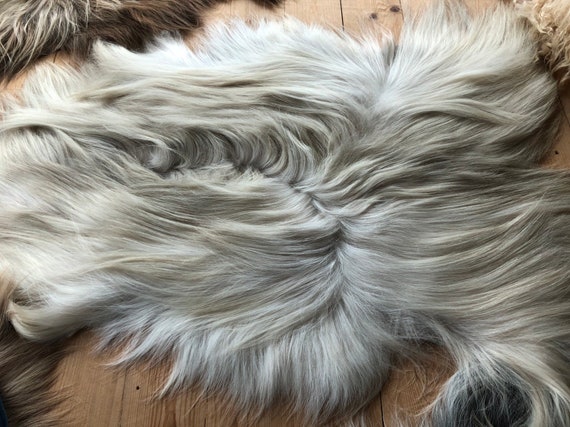 Real Caucasian Mountain Goat Fur Pelt As Shaggy Rug Shag Fur Etsy