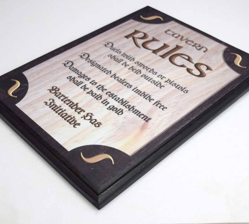 Tavern Rules Wall Sign For RPG Adventurers DnD Role Playing Etsy tavern-rules-wall-sign-for-rpg-adventurers-dnd-role-playing-etsy