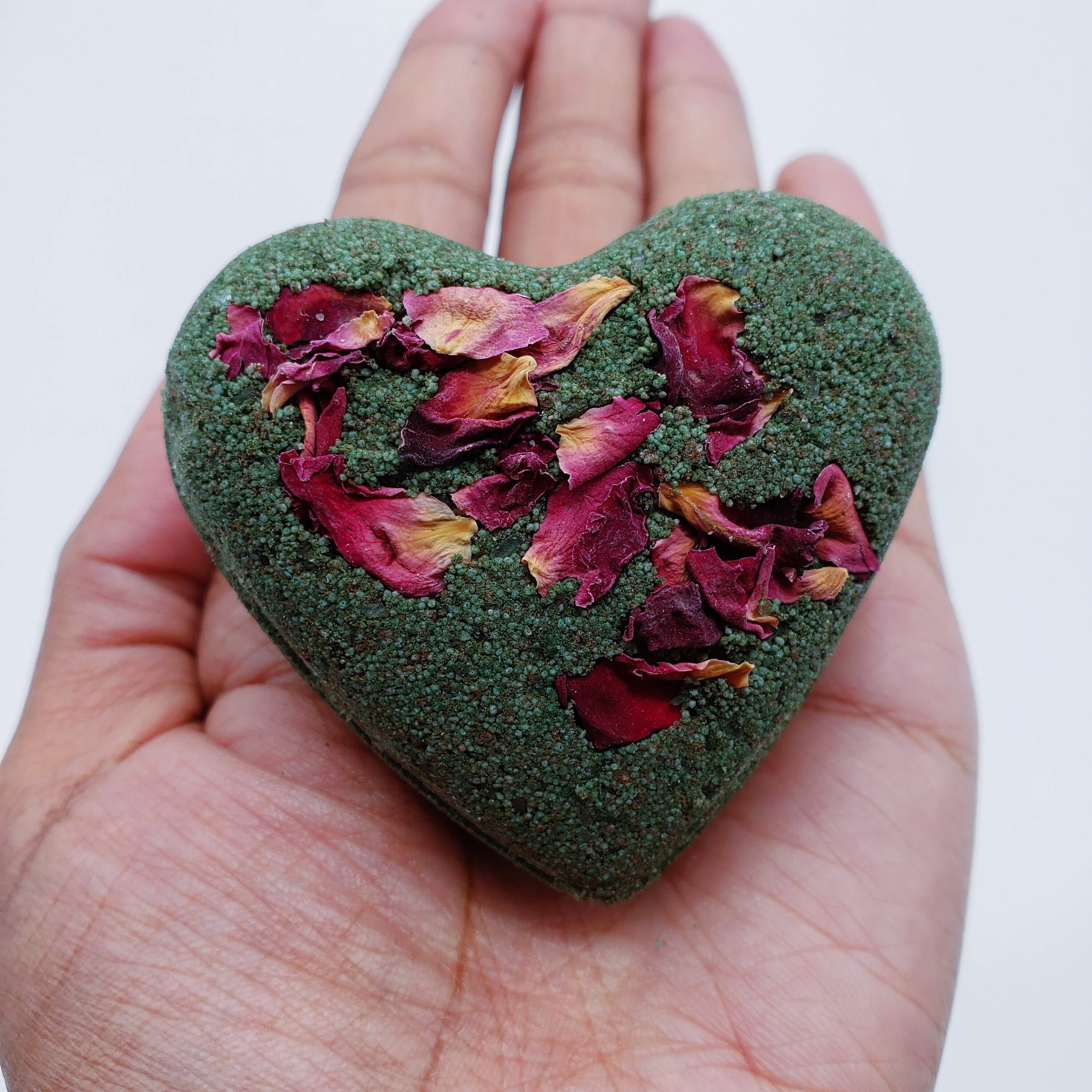 Charcoal & Rose Petal Bath Bombs