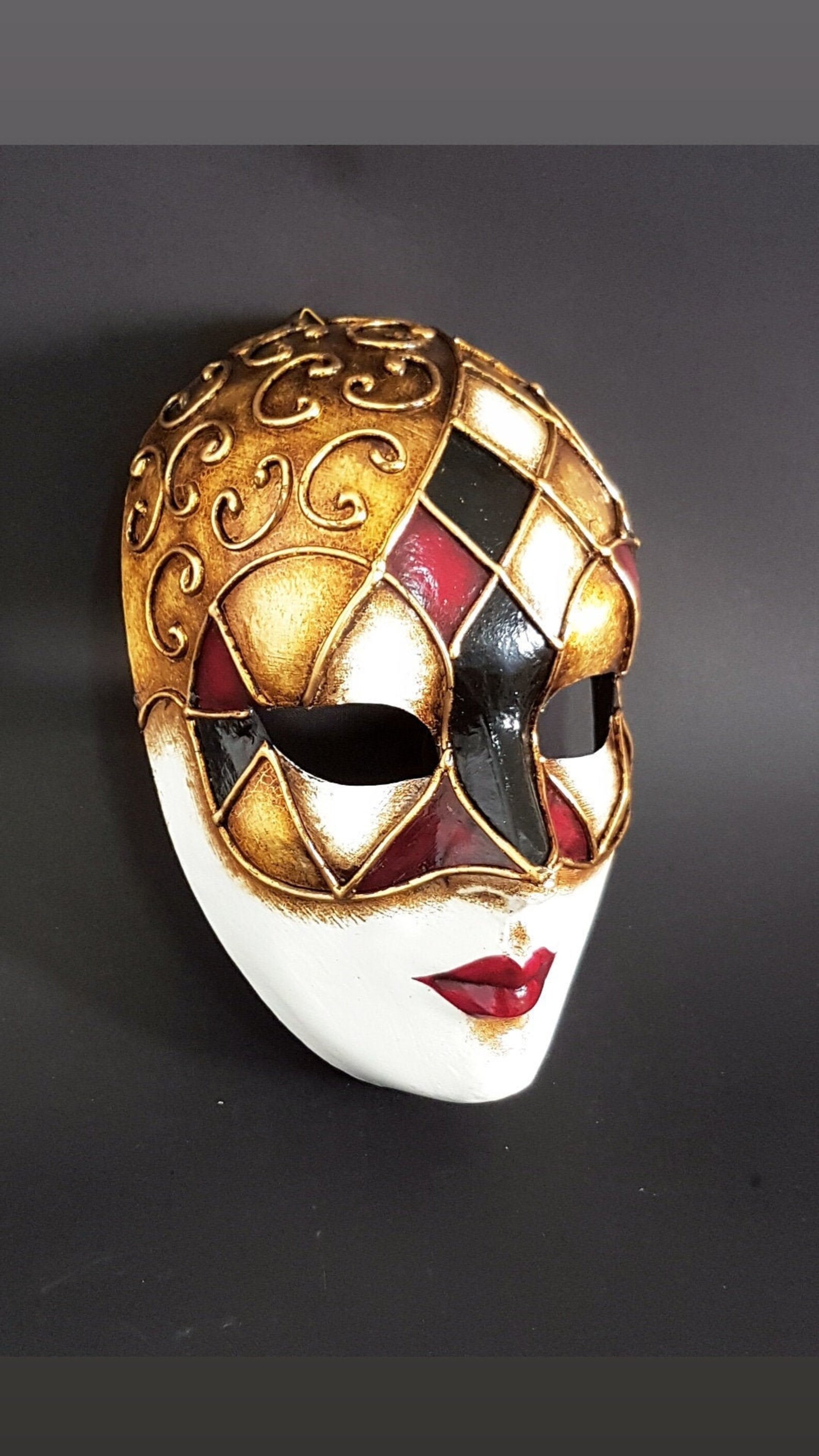 Masque Vénitien Élégant Pour Femme - Accessoire Carnaval, Cosplay, Halloween Et Fêtes - Style Chic Et Rétro