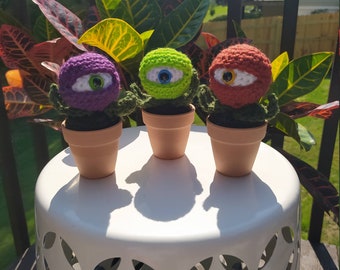 CROCHET PATTERN - Succulent pot, Crochet Plant