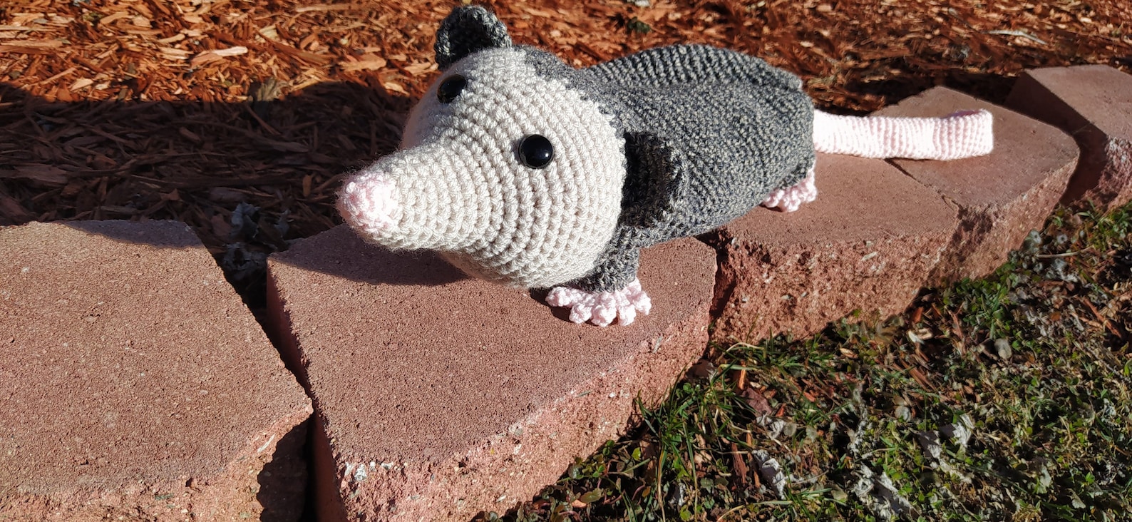 CROCHET PATTERN Amigurumi Bag Holder Crochet Opossum Bag Etsy