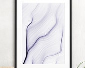 Abstract silk wave wall art decor, Minimalist line art, Modern art, Scandinavian style, feng shui