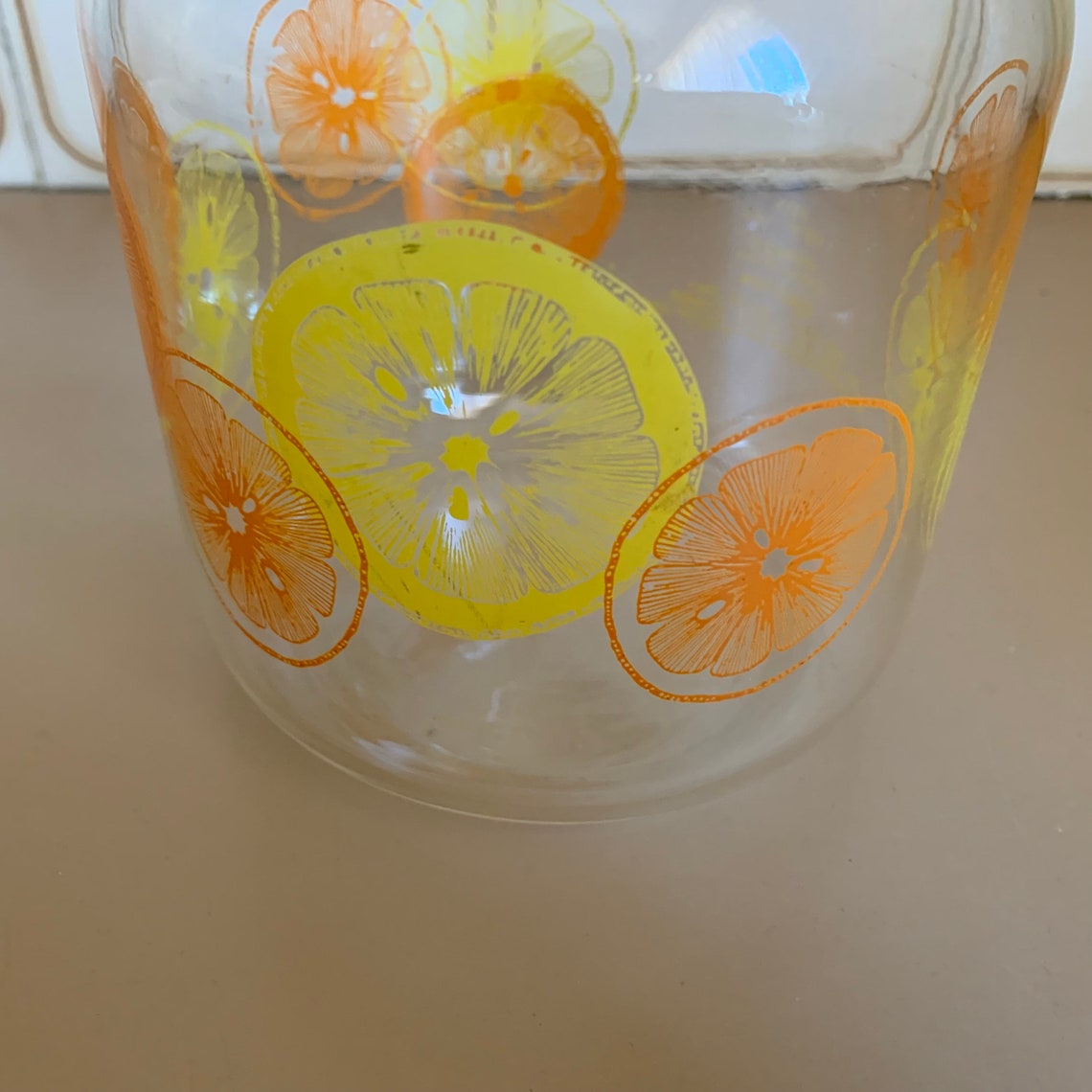 PYREX vintage carafe oranges and lemons citrus juice water Etsy