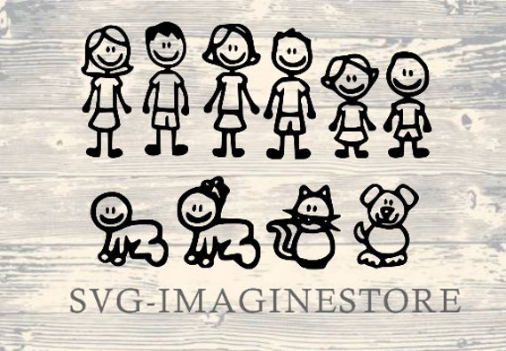 Download Svg Instant Download File Stick Family Cricut Etsy
