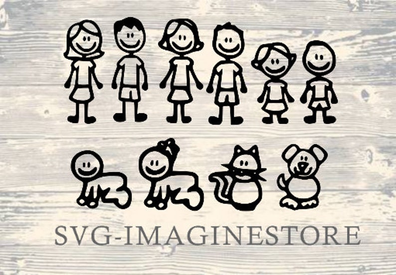 Free Free 85 Cricut Stick Family Svg Free SVG PNG EPS DXF File