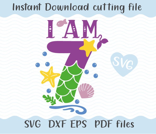 Free Free Mermaid 7 Svg 88 SVG PNG EPS DXF File