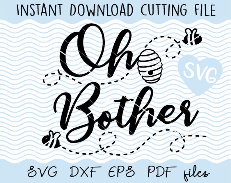 Download Oh Bother Disney fichier Cricut SVG dxf pdf eps décalque ...
