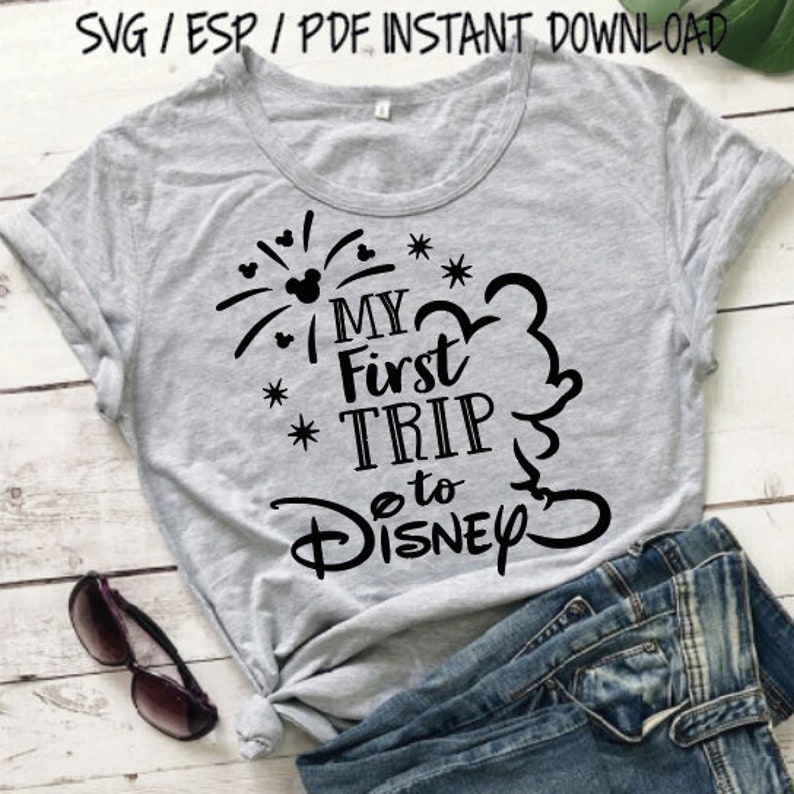 Download My first trip to Disney Minnie Mickey Bundle file Cricut ...