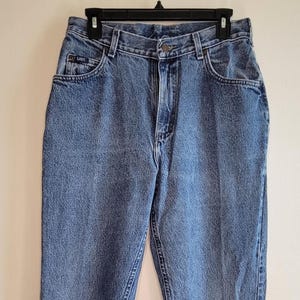 Vintage High Waist Jeans Lee Originals Blue Denim High Waisted Mom 5 Pocket See Measurements