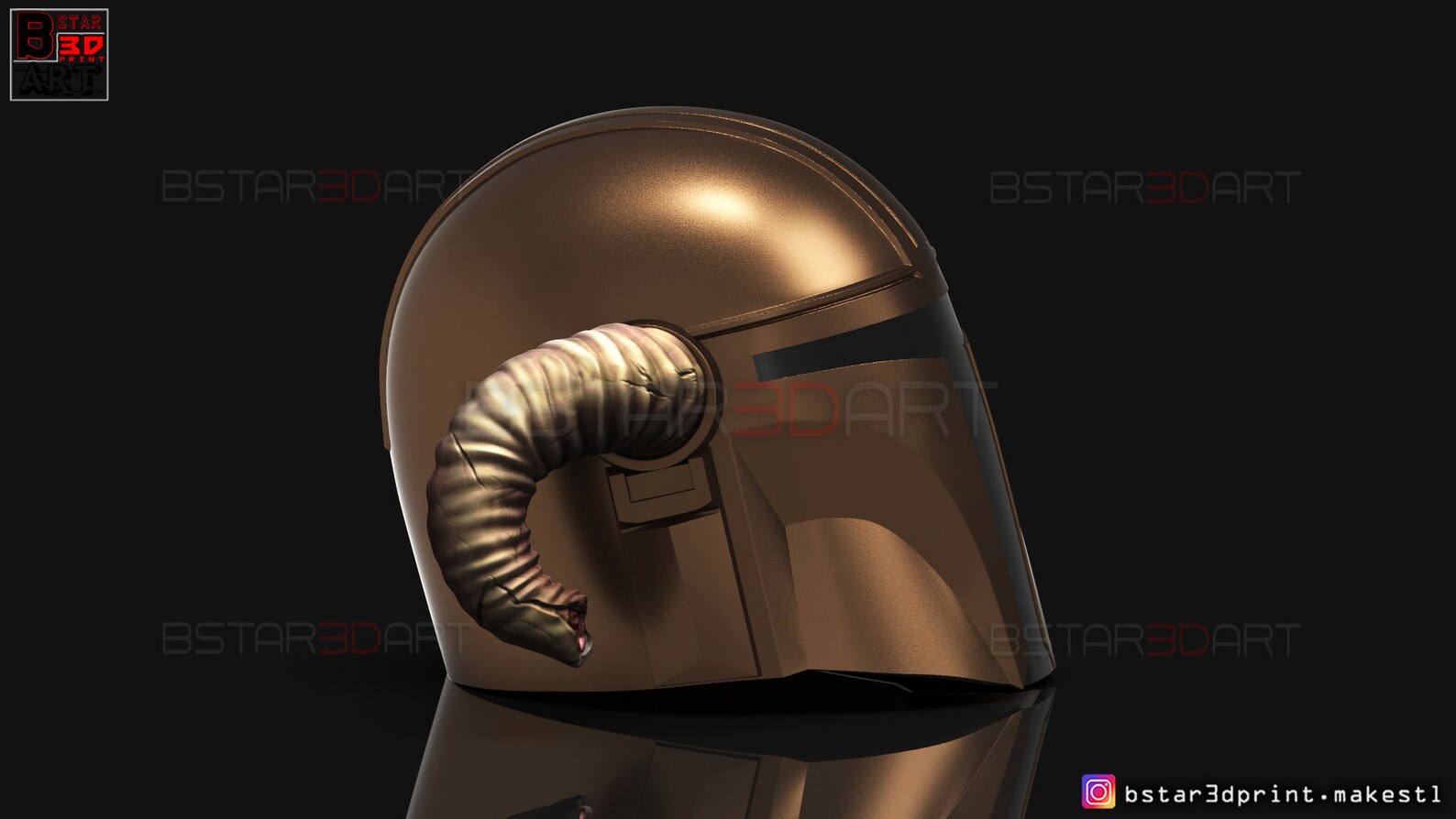Viking Mandalorian Helmet Goat Horns High Quality 3D Etsy
