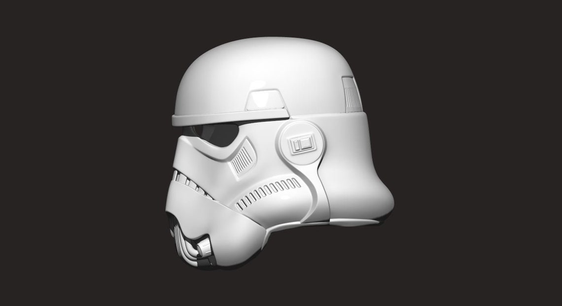3d printing stormtrooper helmet